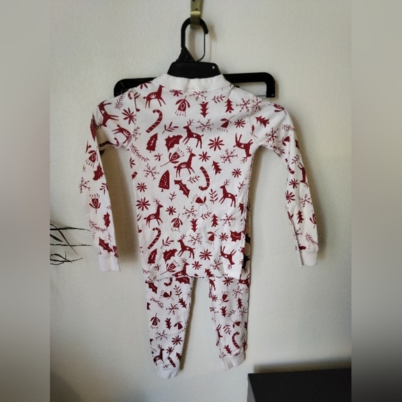 Hanna Anderson Christmas Pajamas size 6-7 Scandinavian - Picture 1 of 10